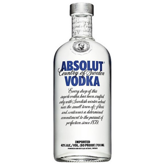ABSOLUT VODKA BLUE 40% - 70CL