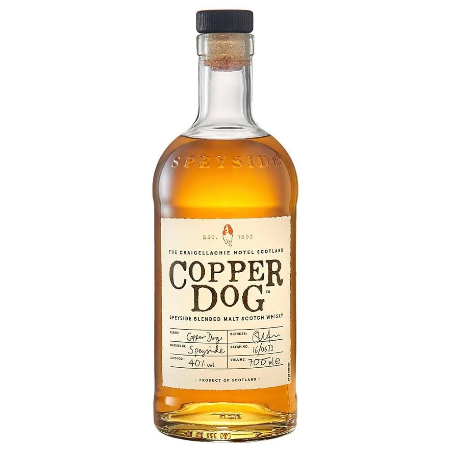 COPPER DOG WHISKY 70CL