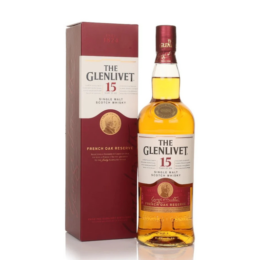 GLENLIVET 15YRS FRENCH OAK RESERVE SINGLE MALT 700ML