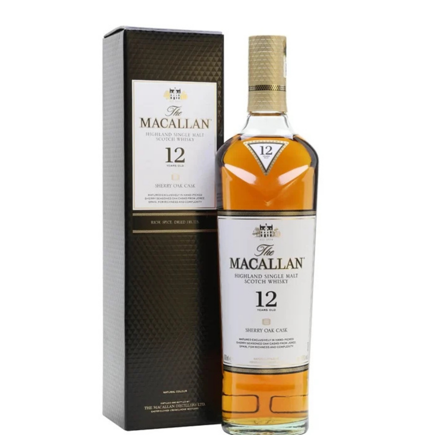 MACALLAN 12YO SHERRY OAK 40%, 70CL