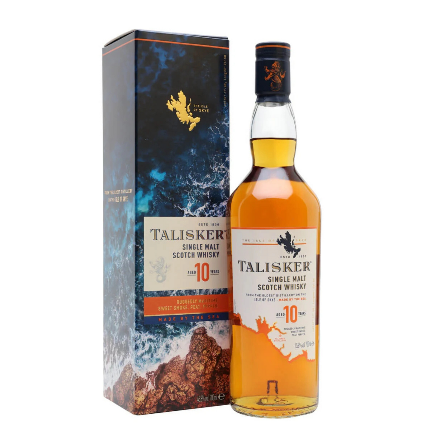 TALISKER 10YO S/M SCOTCH WHISKY 45.8%, 70CL
